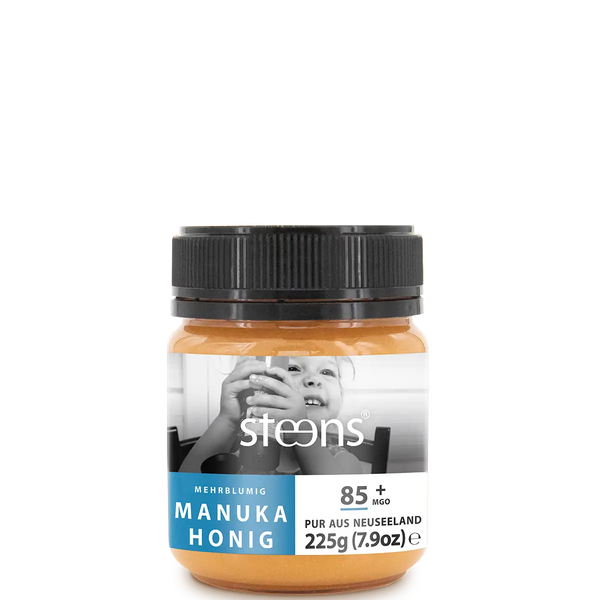 CLEARANCE MGO 85 Raw Manuka Honey 225g - German Label