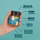 MGO 1122 (UMF 24) Raw Mānuka Honey 225g