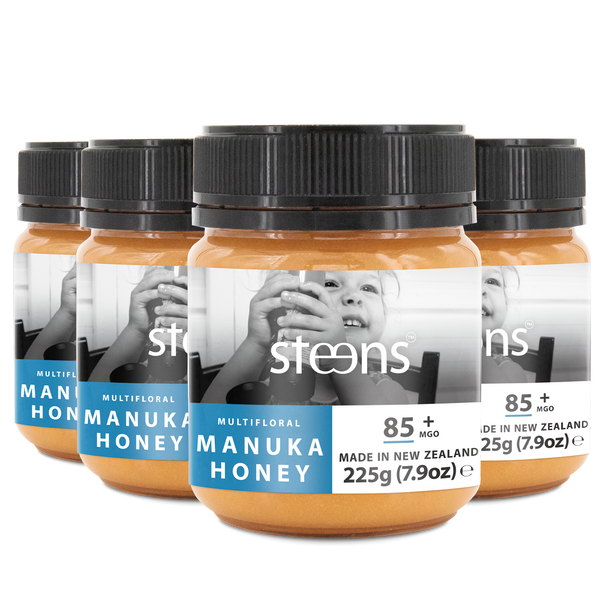 MULTIPACK MGO85 + RAW MANUKA HONEY 500G - 4 PACK