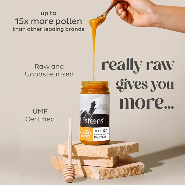 MGO 263 (UMF 10+) Raw Mānuka Honey 500g
