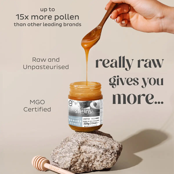 MGO 400 (UMF 13) Raw Mānuka Honey 225g