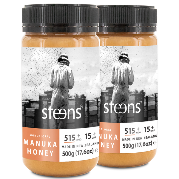 MULTIPACK MGO 515 (UMF 15) Raw Mānuka Honey 500g - 2 pack