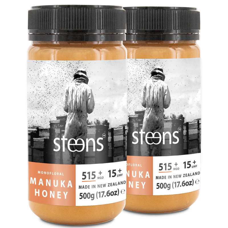 MULTIPACK MGO 515 (UMF 15) Raw Mānuka Honey 500g - 2 pack