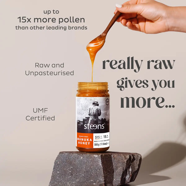 MGO 515 (UMF 15) Raw Mānuka Honey 500g