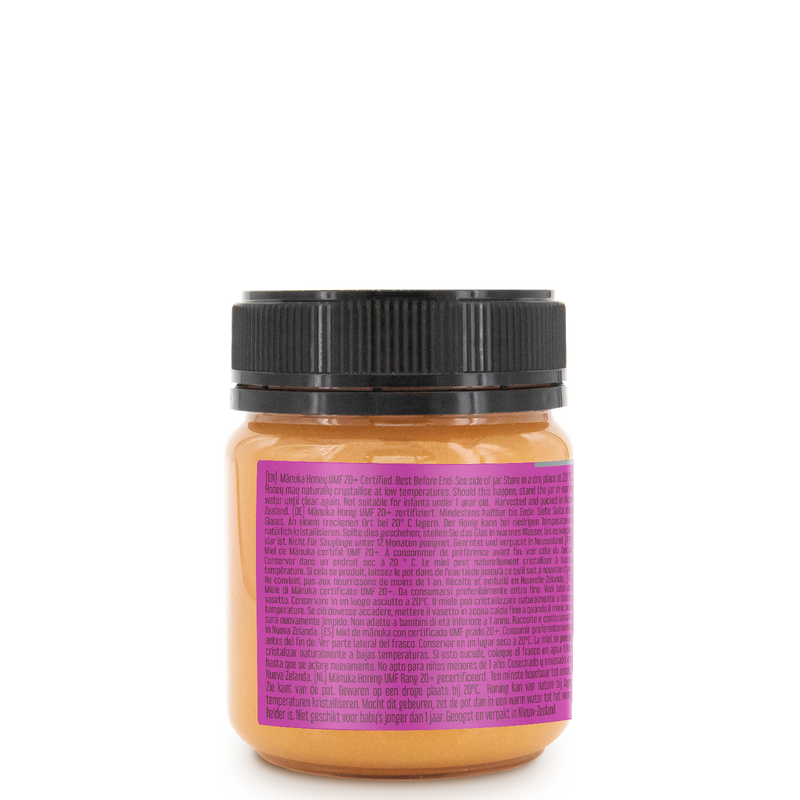 MGO 830 (UMF 20) Raw Mānuka Honey 225g – Steens Honey | EU