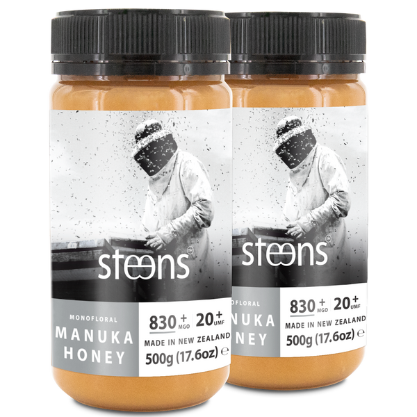 MULTIPACK MGO 830 (UMF 20) Raw Manuka Honey 500g - 2 Pack