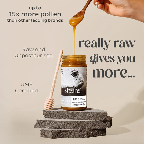 MGO 829 (UMF 20) Raw Mānuka Honey 500g